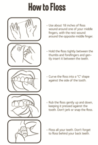 smile sarasota using dental floss